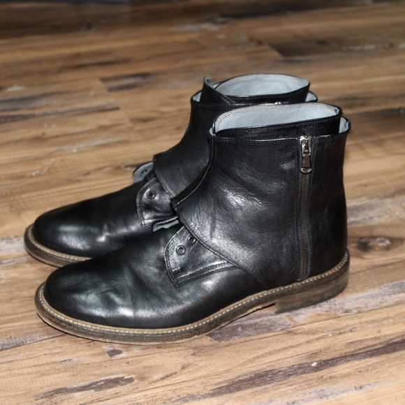 McKanty Black Italian Men's Boots - Size 41 - Picture 3 of 7